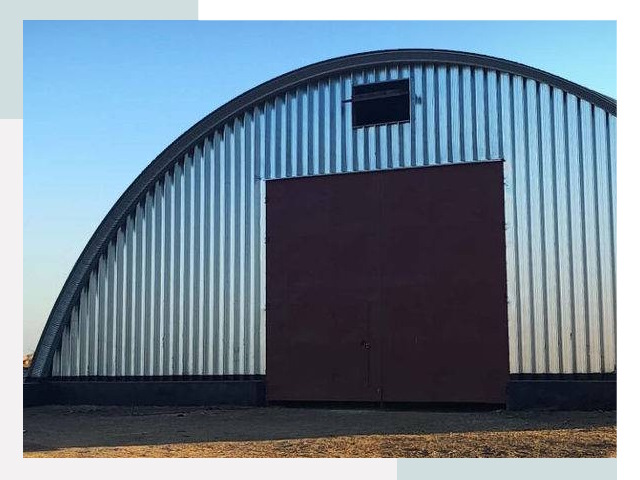 Бескаркасные ангары в Златоусте