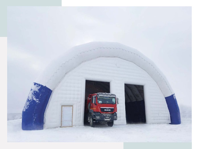 Мобильные ангары в Златоусте