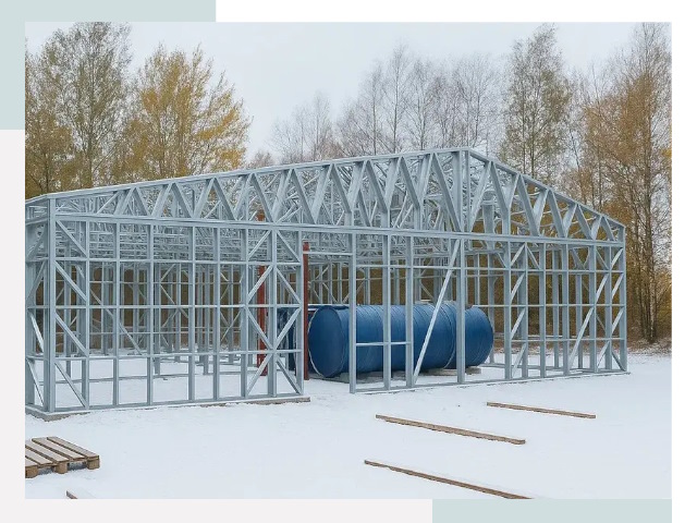 Металлические ангары в Златоусте