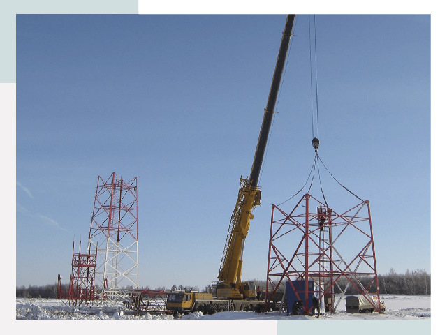 Монтаж вышек связи в Златоусте