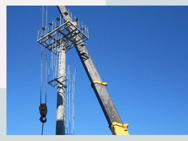 Монтаж осветительных мачт в Златоуст от 619 руб.