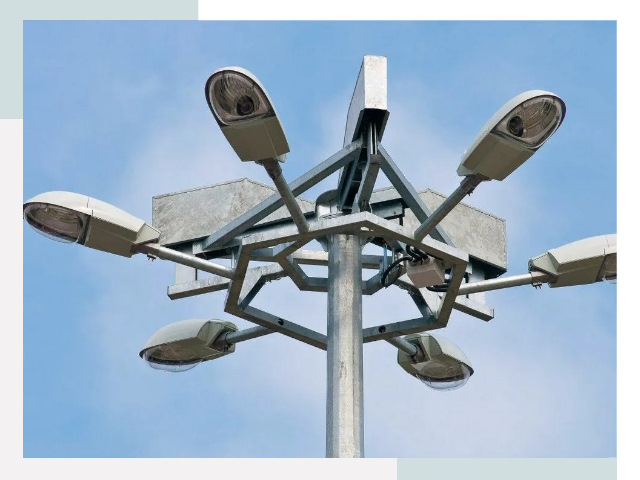 Монтаж осветительных мачт в Златоусте