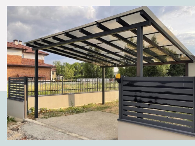 Металлические навесы в Златоуст от 619 руб. за м²