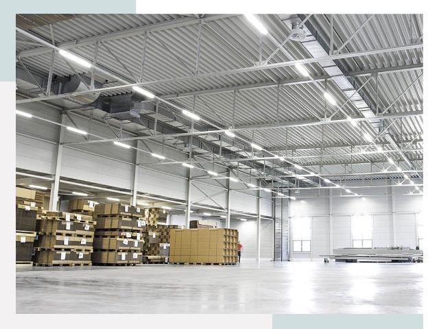 Освещение ангаров в Златоусте