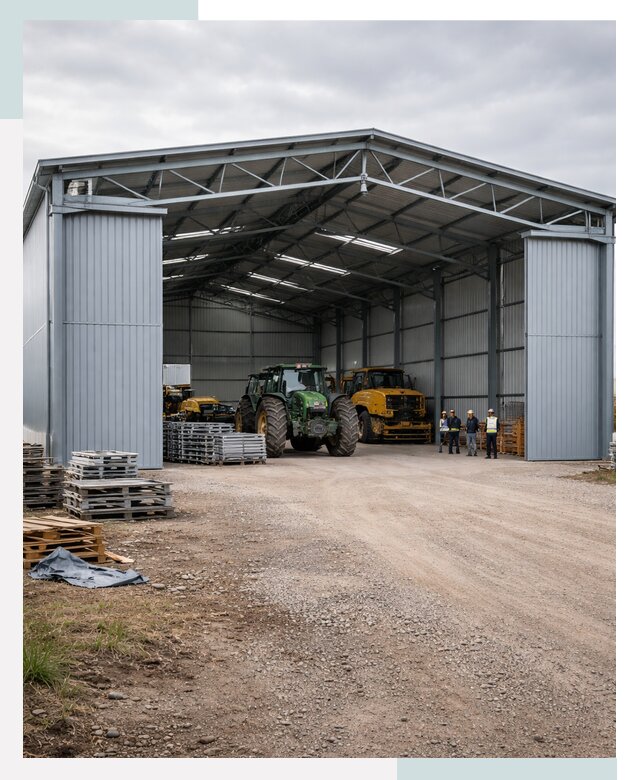 Ангары для сельхозтехники в Златоусте от 20620 р. | СтальСтрой-Злт