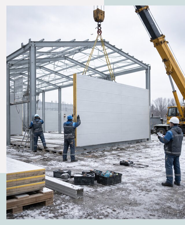 Строительство холодильных складов под ключ в Златоусте