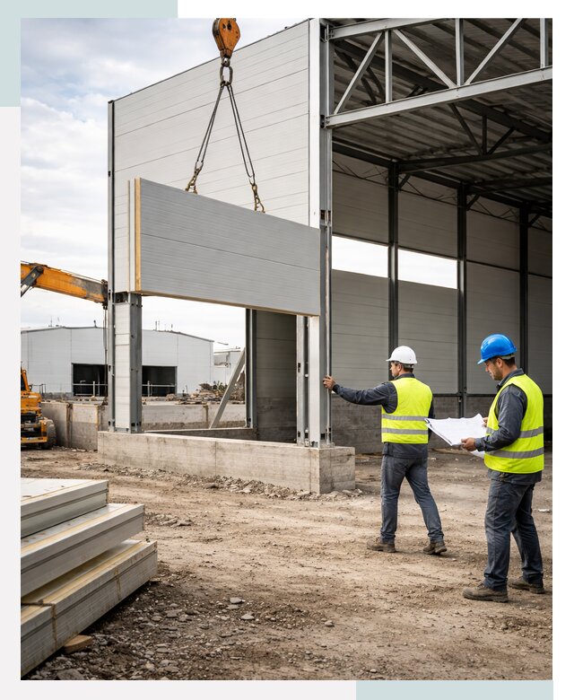 Склад из сэндвич панелей под ключ в Златоусте от 9795 р. | СтальСтрой-Злт