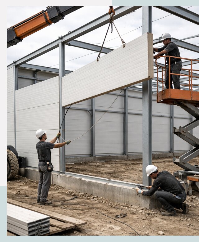 Строительство складов из сэндвич панелей в Златоусте под ключ