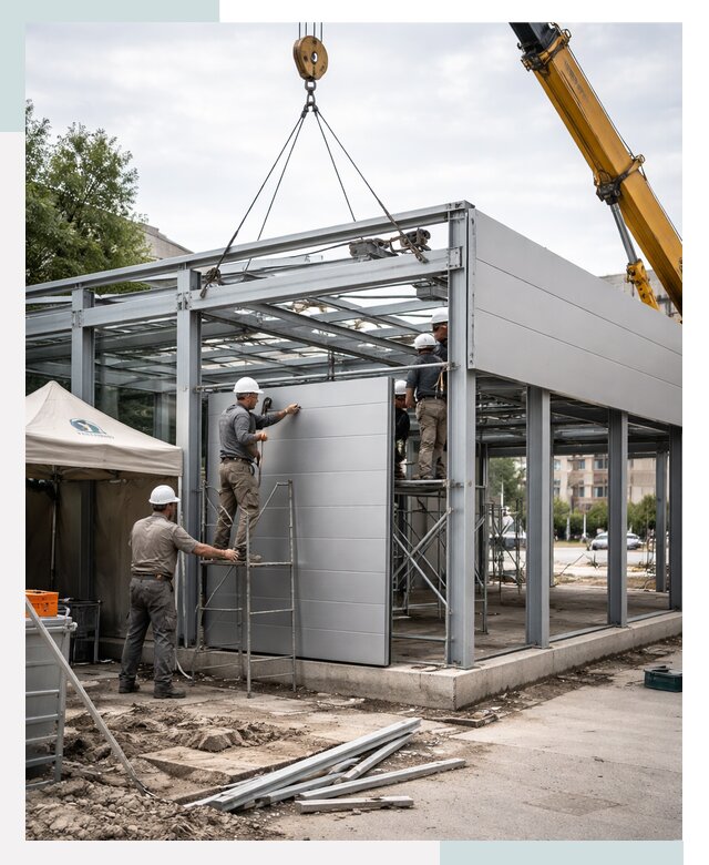 СтальСтрой-Злт: торговый павильон под ключ в Златоусте от 36085 р.