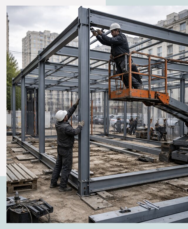 Строительство и монтаж торговых павильонов под ключ в Златоусте