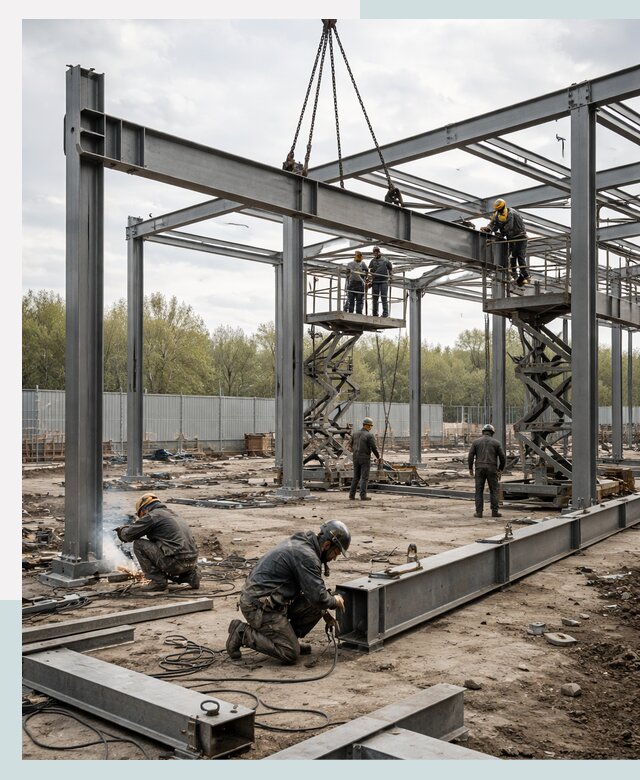 Строительство выставочных павильонов из металлоконструкций в Златоусте