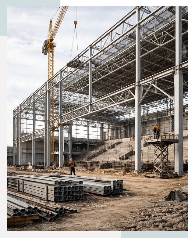 Строительство спортивных комплексов в Златоусте от 30930 р. | СтальСтрой-Злт